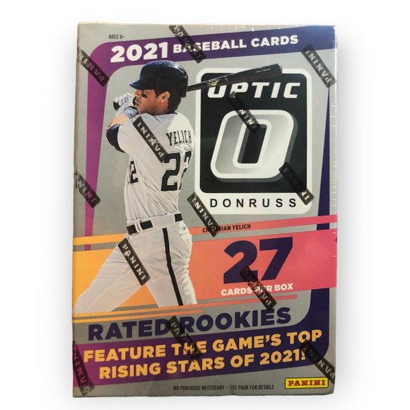 New - 2021 Panini Donruss Optic Baseball Blaster Box (27 Cards) - Picture 1 of 7